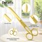 7" Small Gold Scissors Craft Tailor Fabric Brass Scissors, Gold Scissor for Office Multipurpose Stylish, Heavy Duty Golden Scissor, All Purpose Stainless Steel Dressmaker Shears for School Office